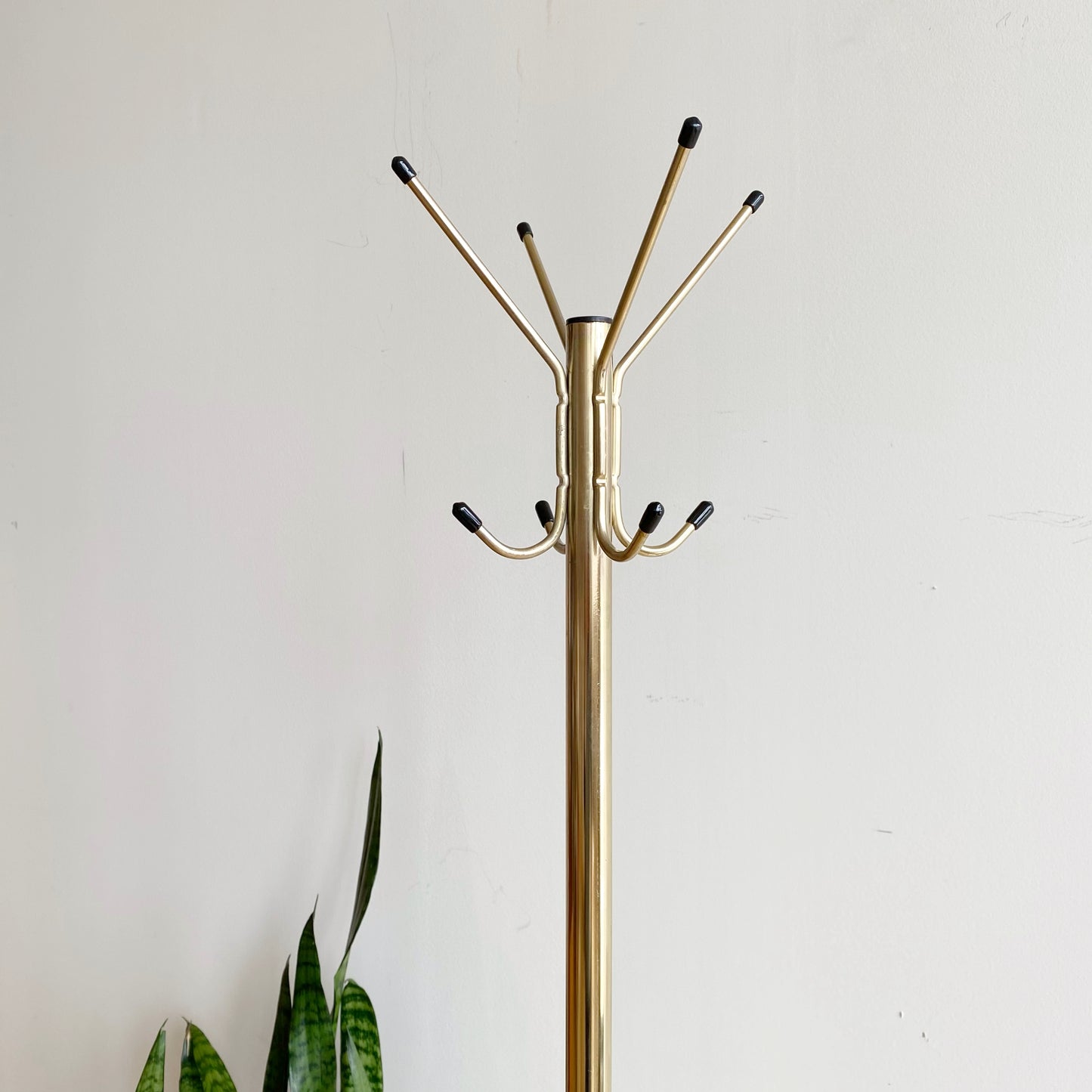 Vintage Brass Coat Rack