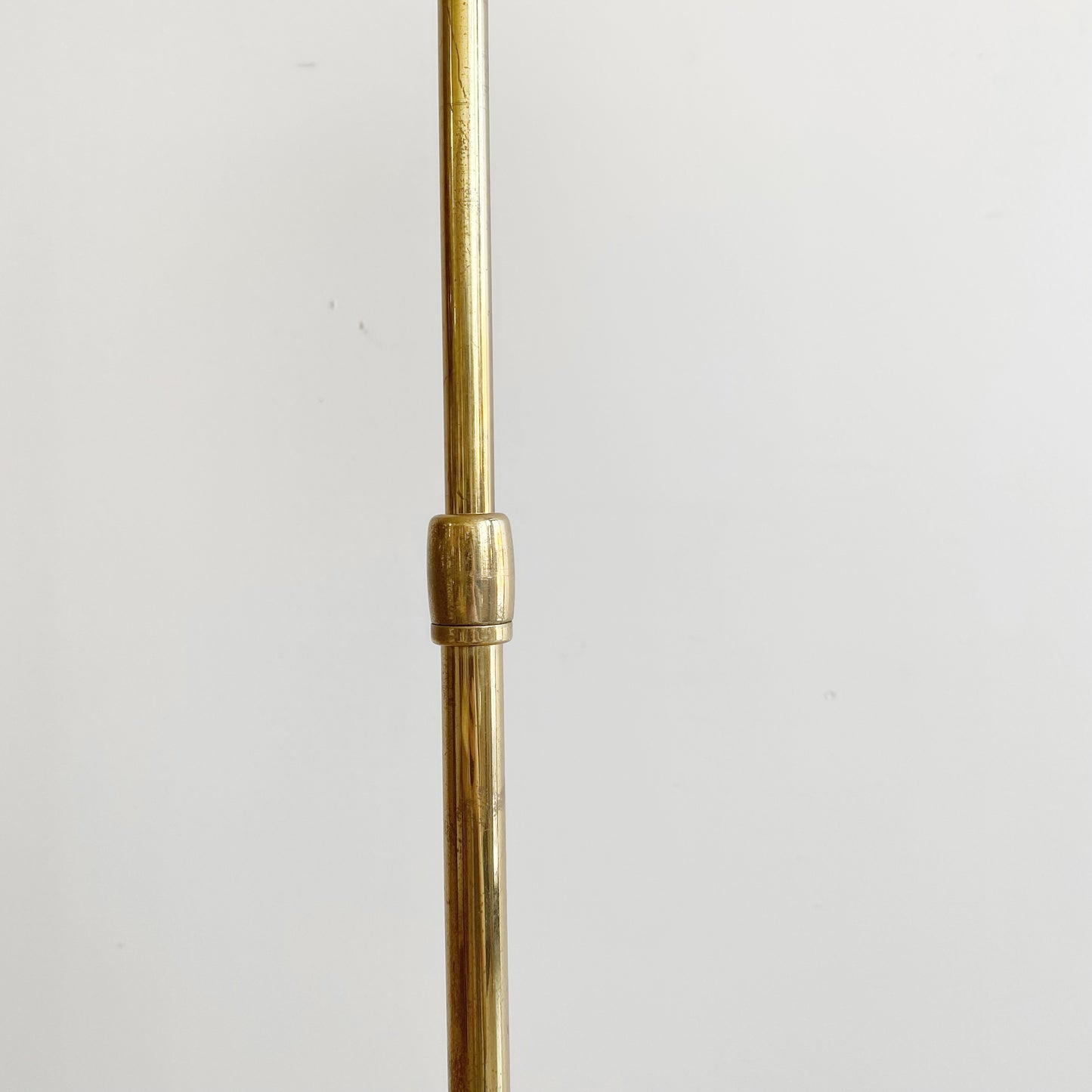Vintage Brass Shell Floor Lamp