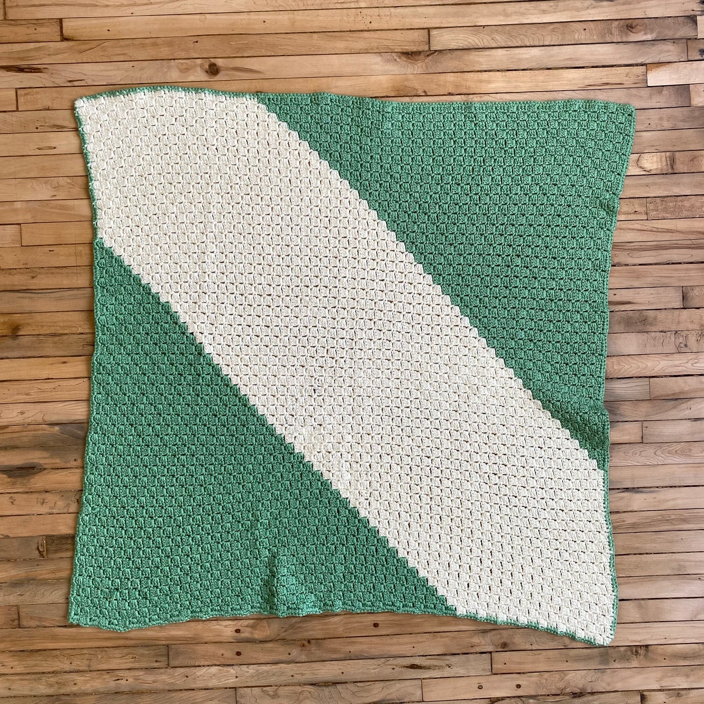 Modern Handmade Blanket (37” x 37”)