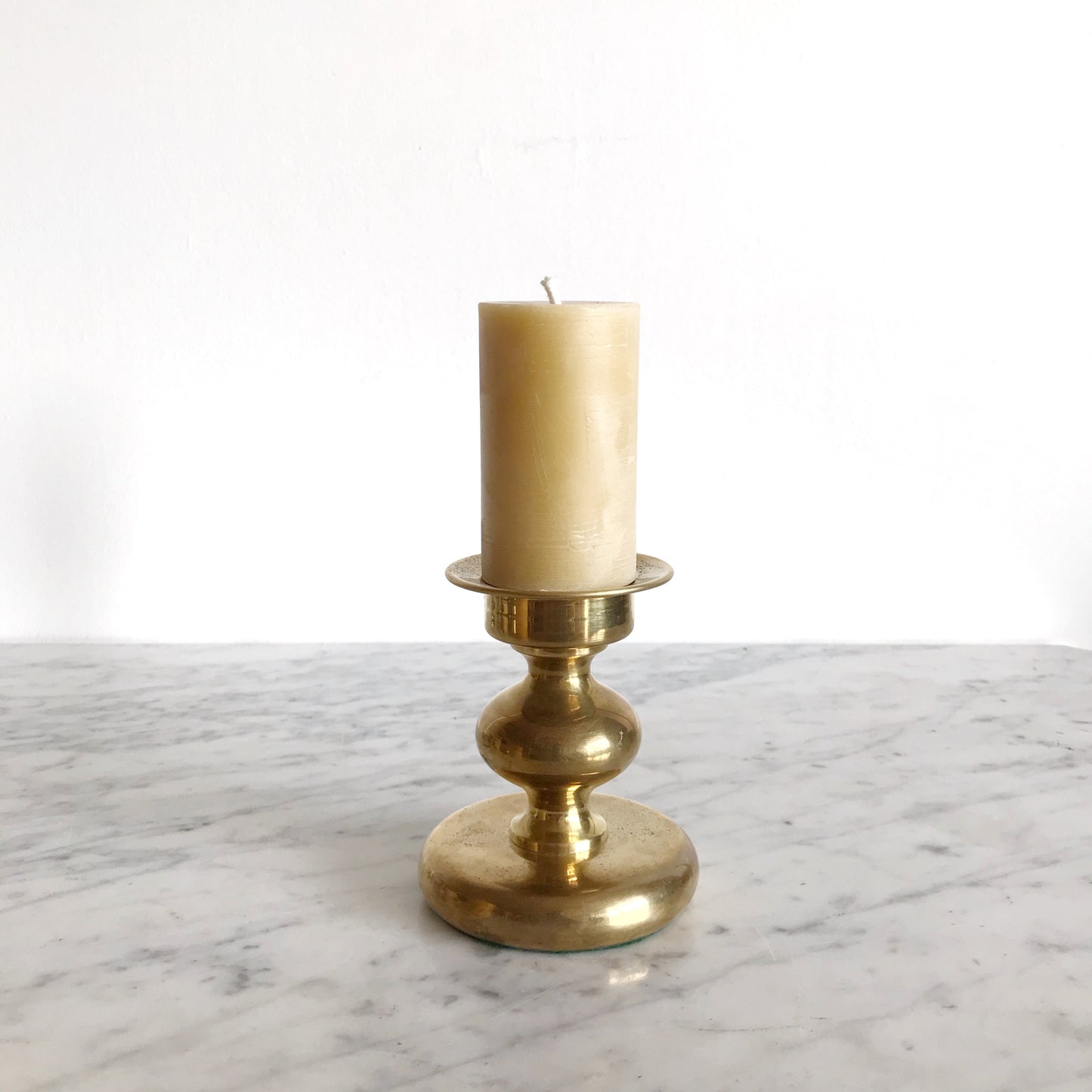Vintage Norwegian Brass Candle Holder