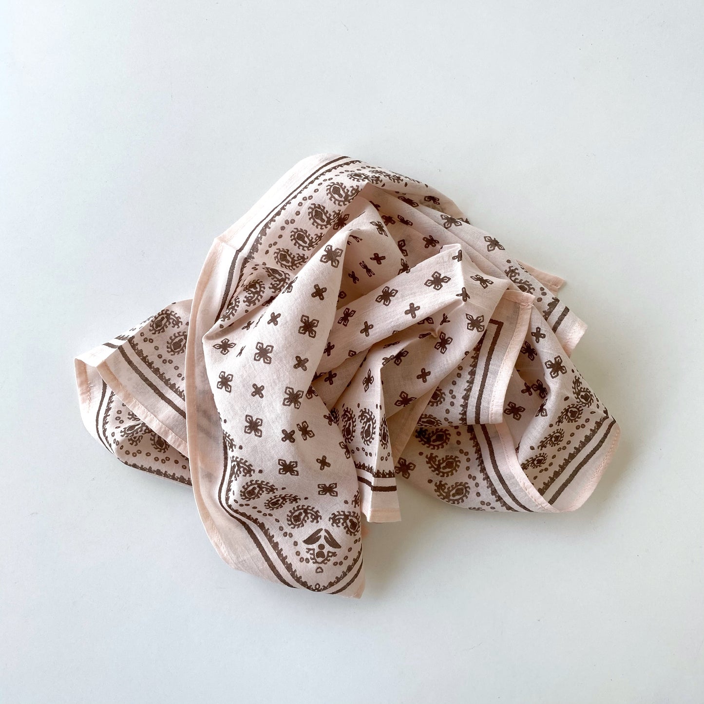 Block Printed Cotton Bandana, Choose Color