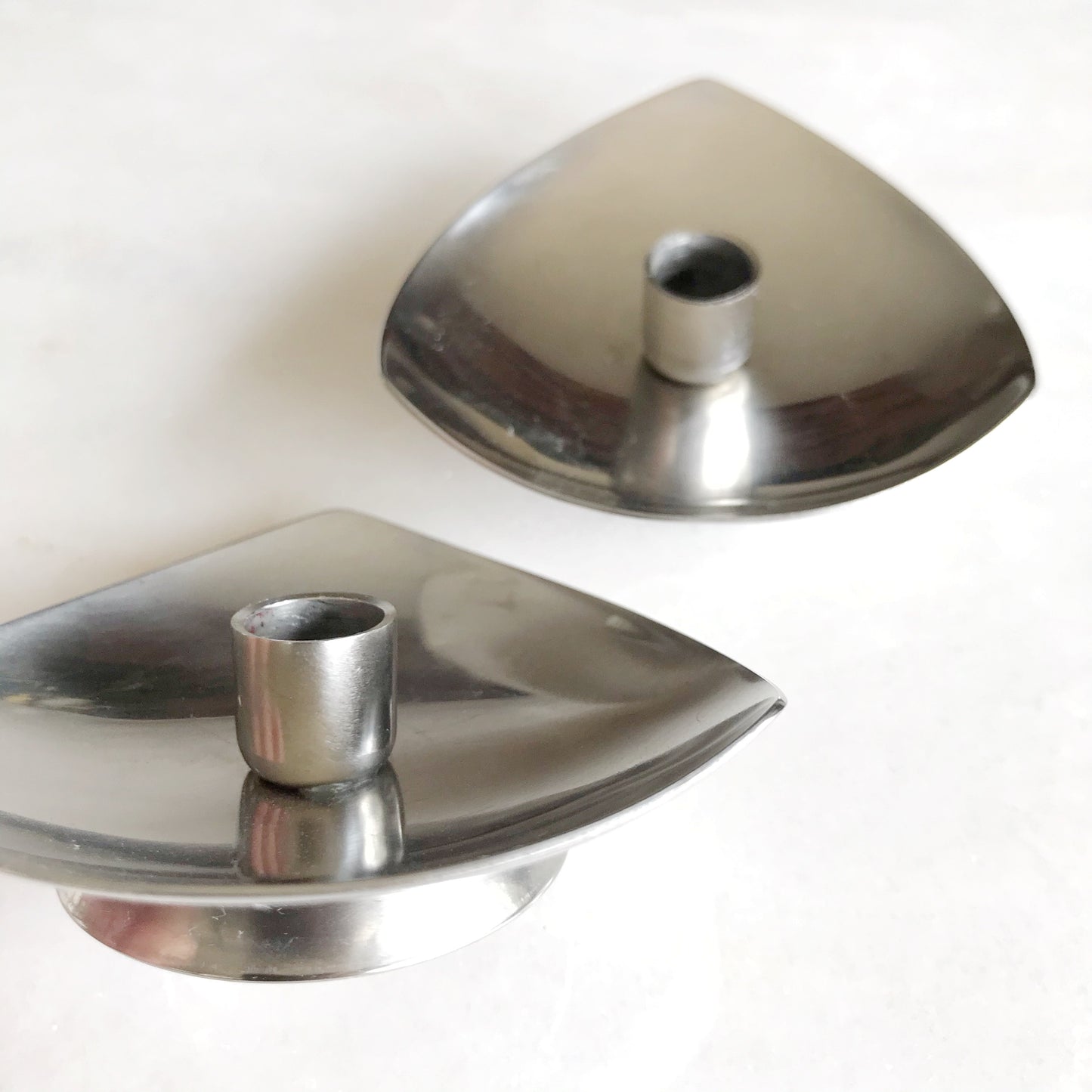 Pair of Vintage Danish Mini Candle Holders
