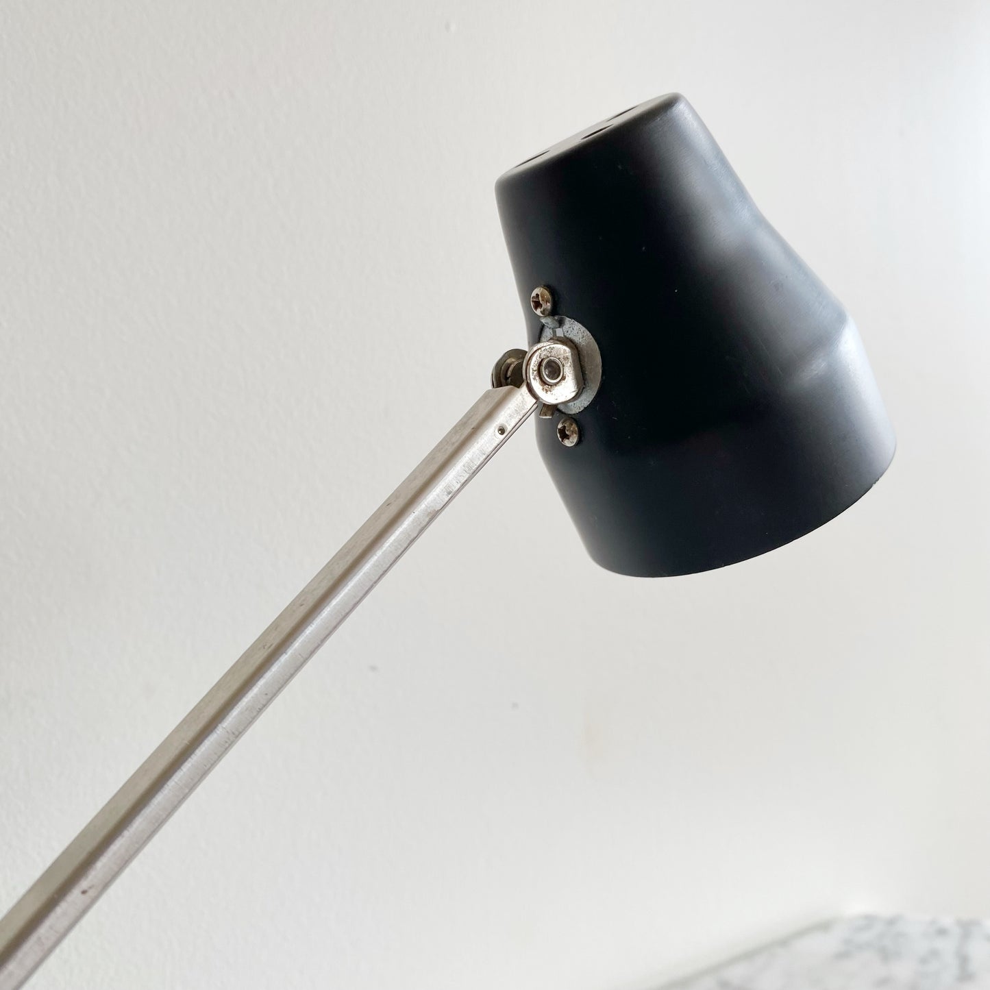 Vintage Petite Black Desk Lamp