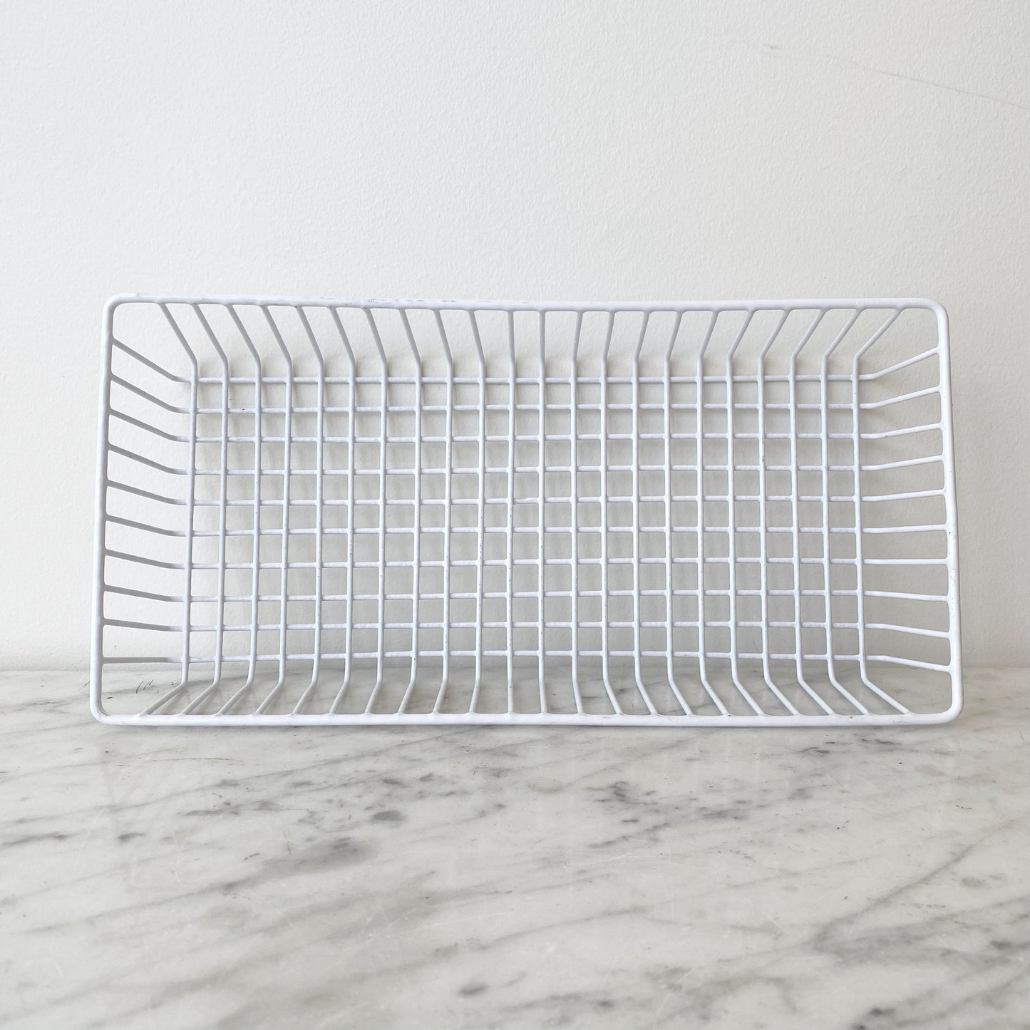 Wire Grid Storage Basket Tray