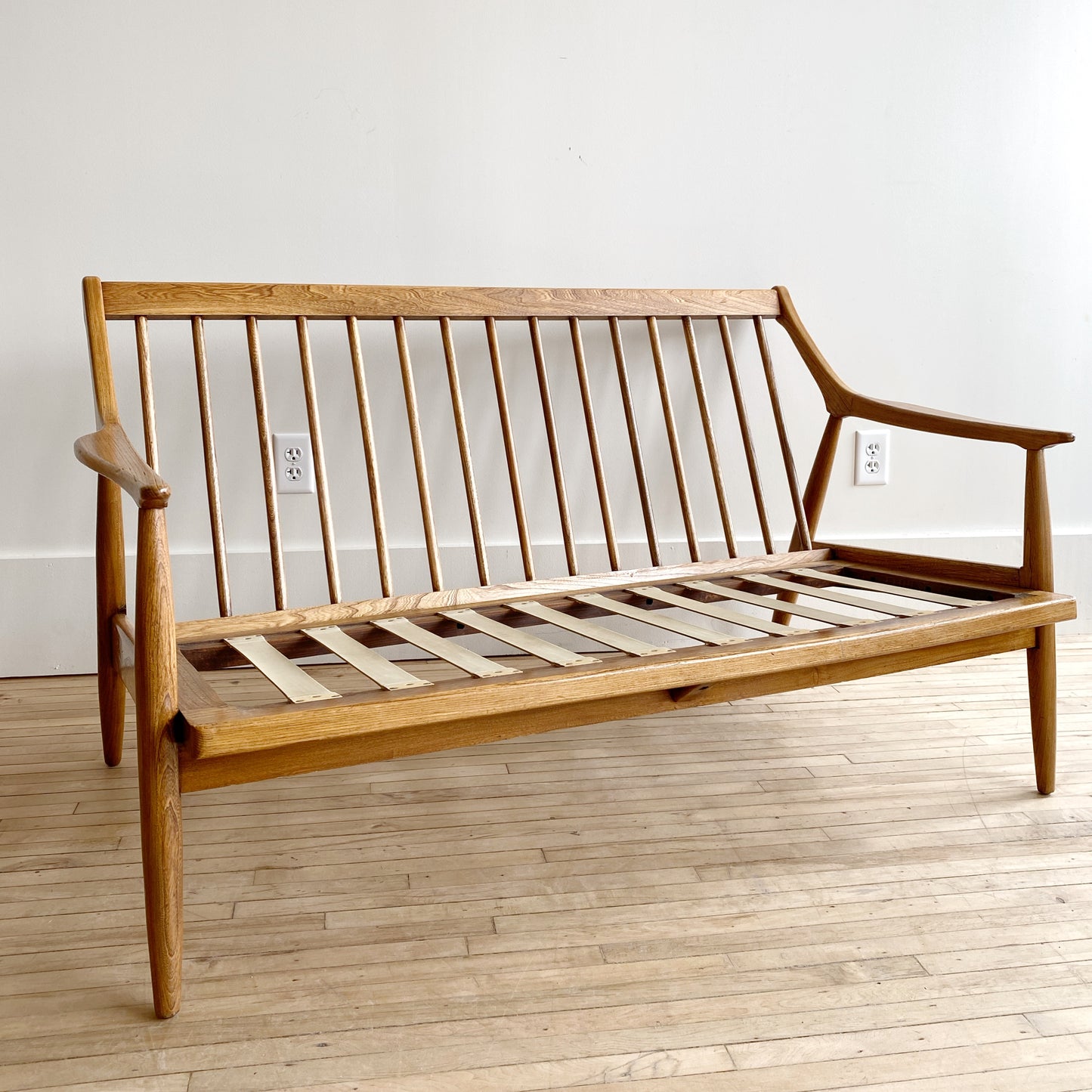 1950's Danish Modern Settee / Loveseat or Chairs, Choose