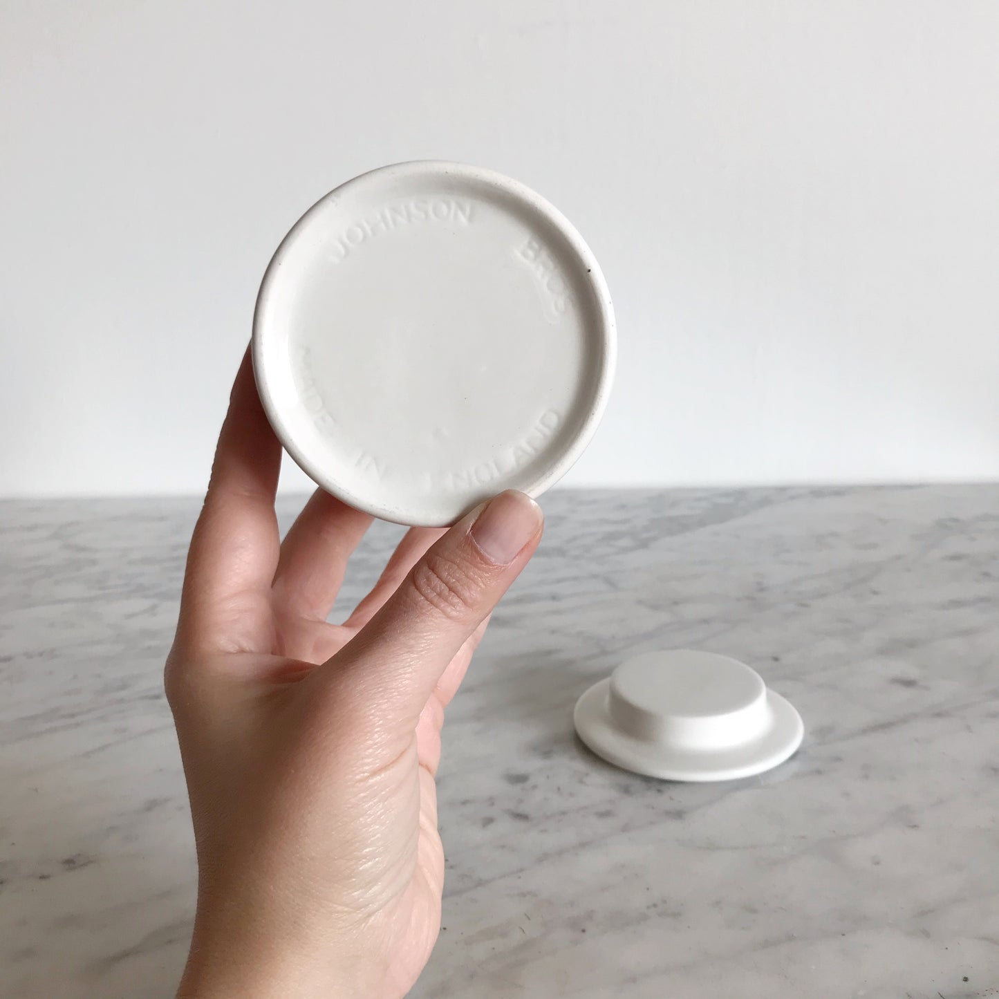 Small Vintage Porcelain Container, England