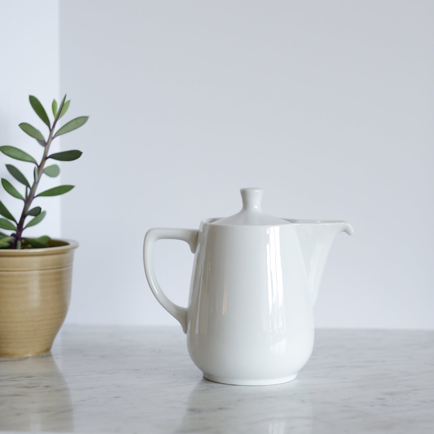 White Porcelain Coffee Carafe by Melitta
