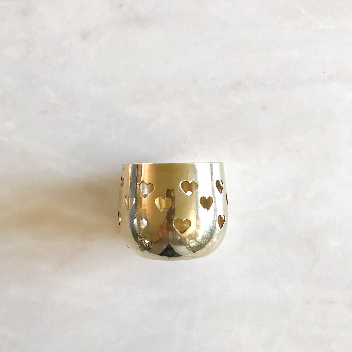 Vintage Brass Lantern Tea Light Holder