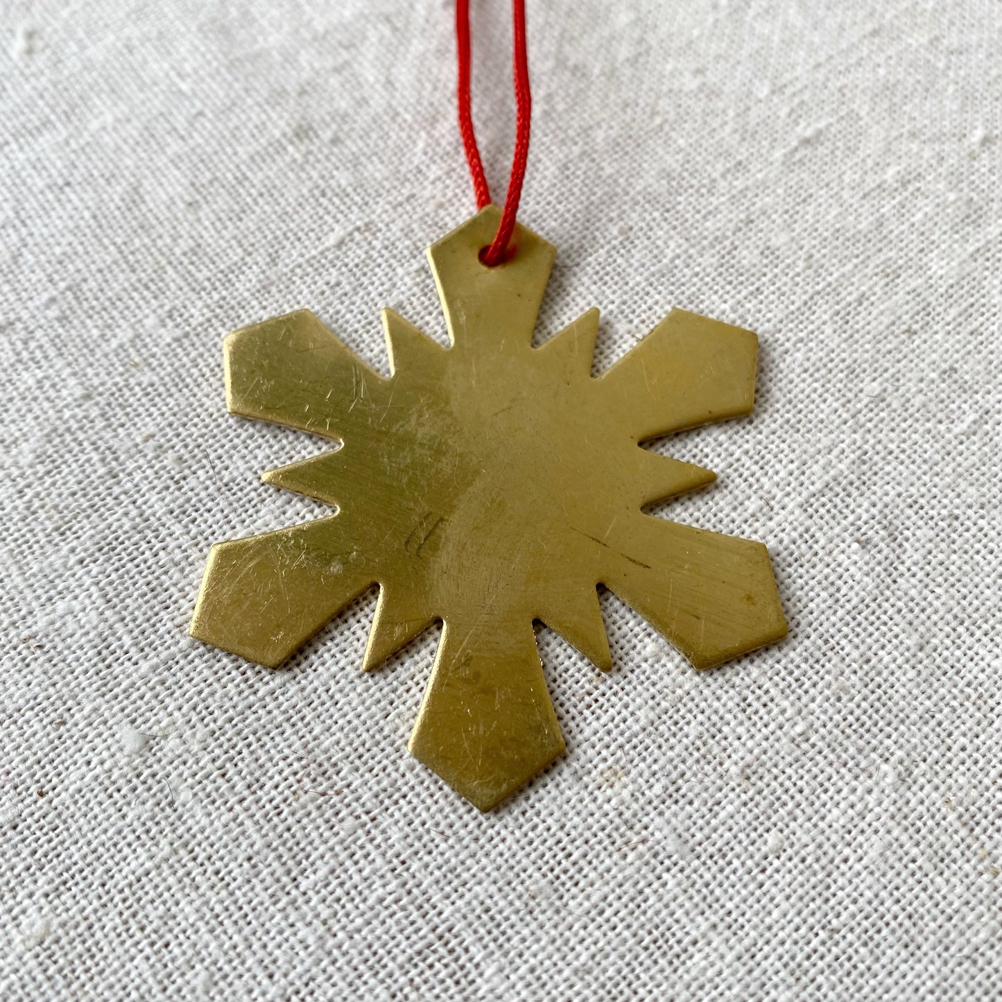 20% OFF: Brass Snowflake Ornament, Choose