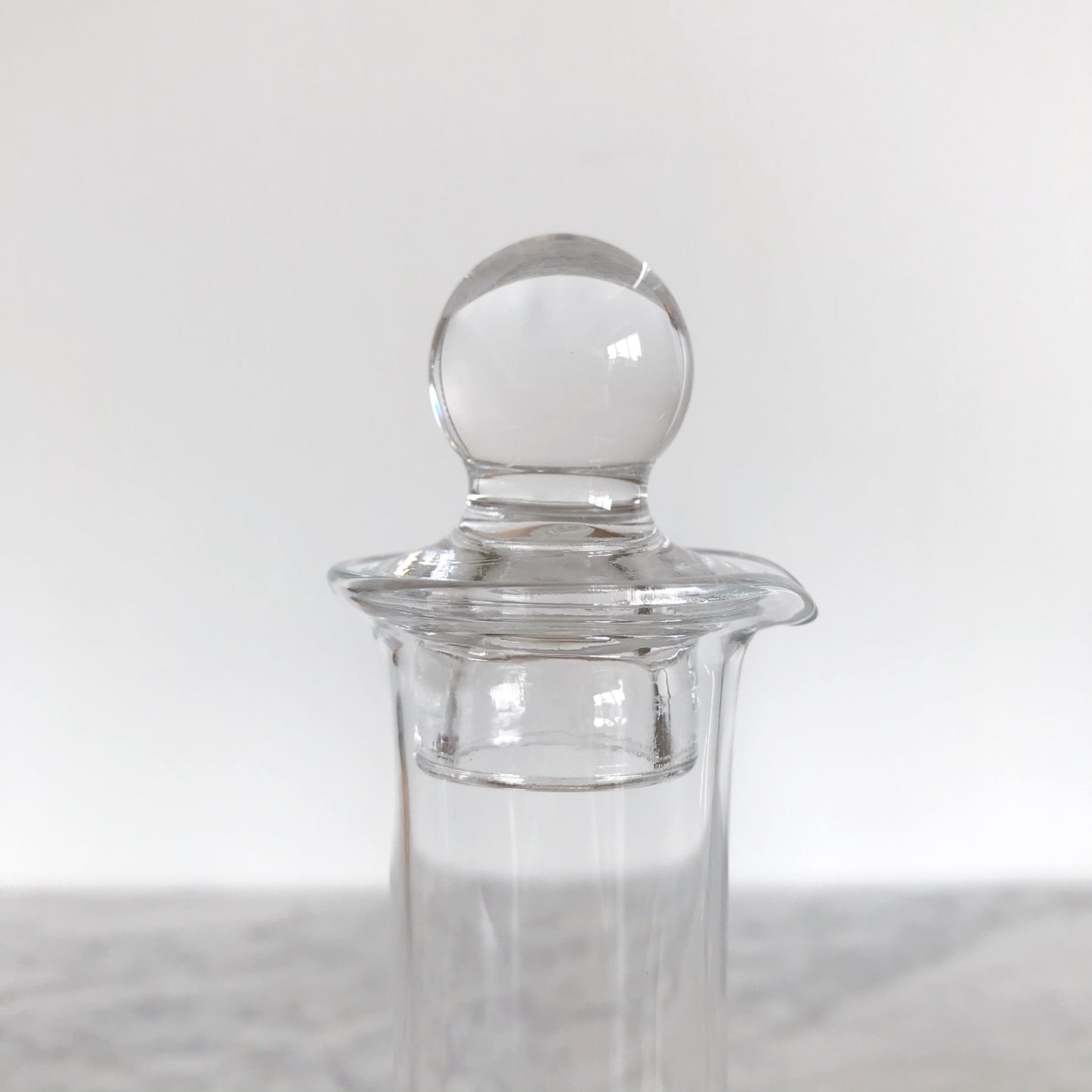 Vintage Etched Glass Decanter
