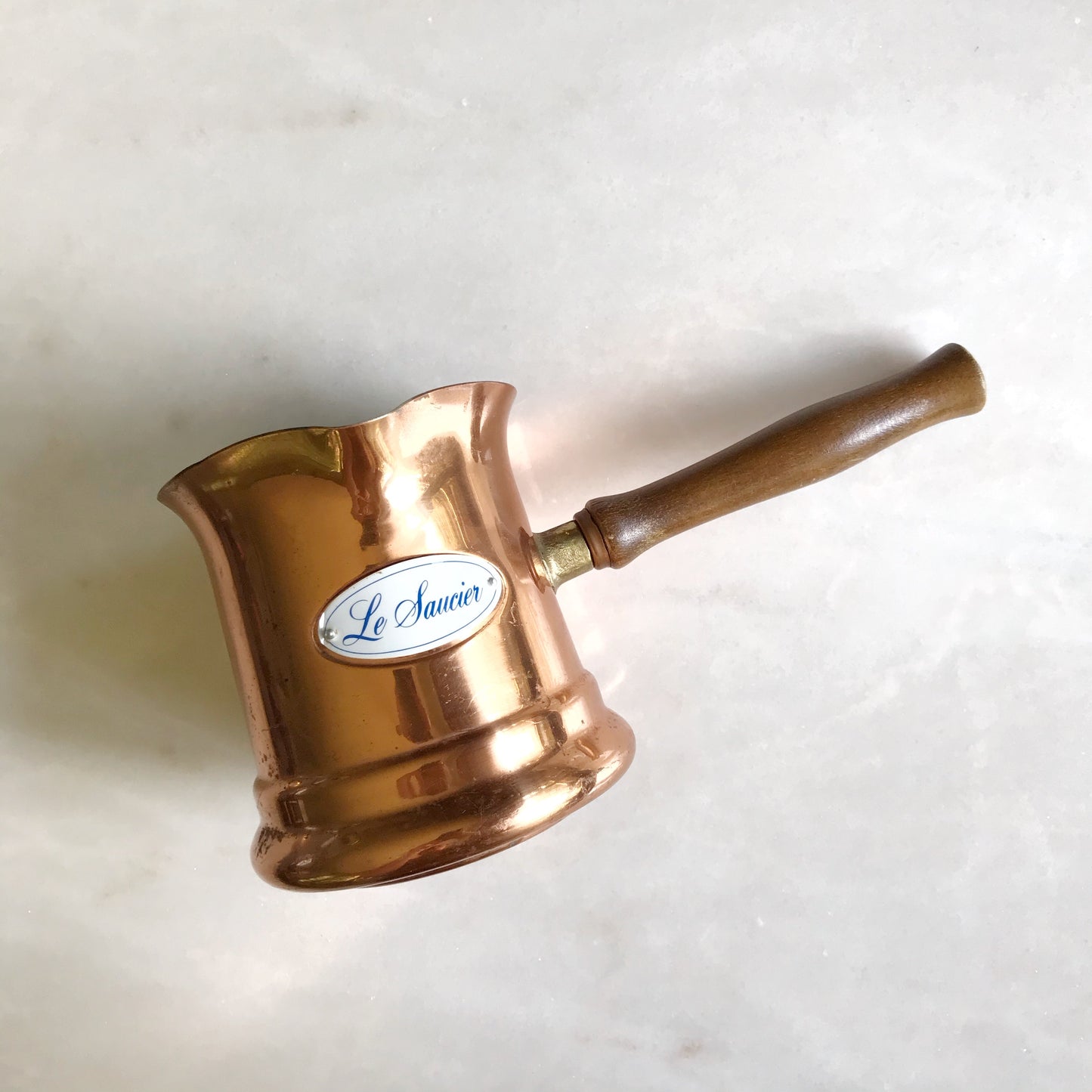 Vintage Copper Saucepan, Portugal