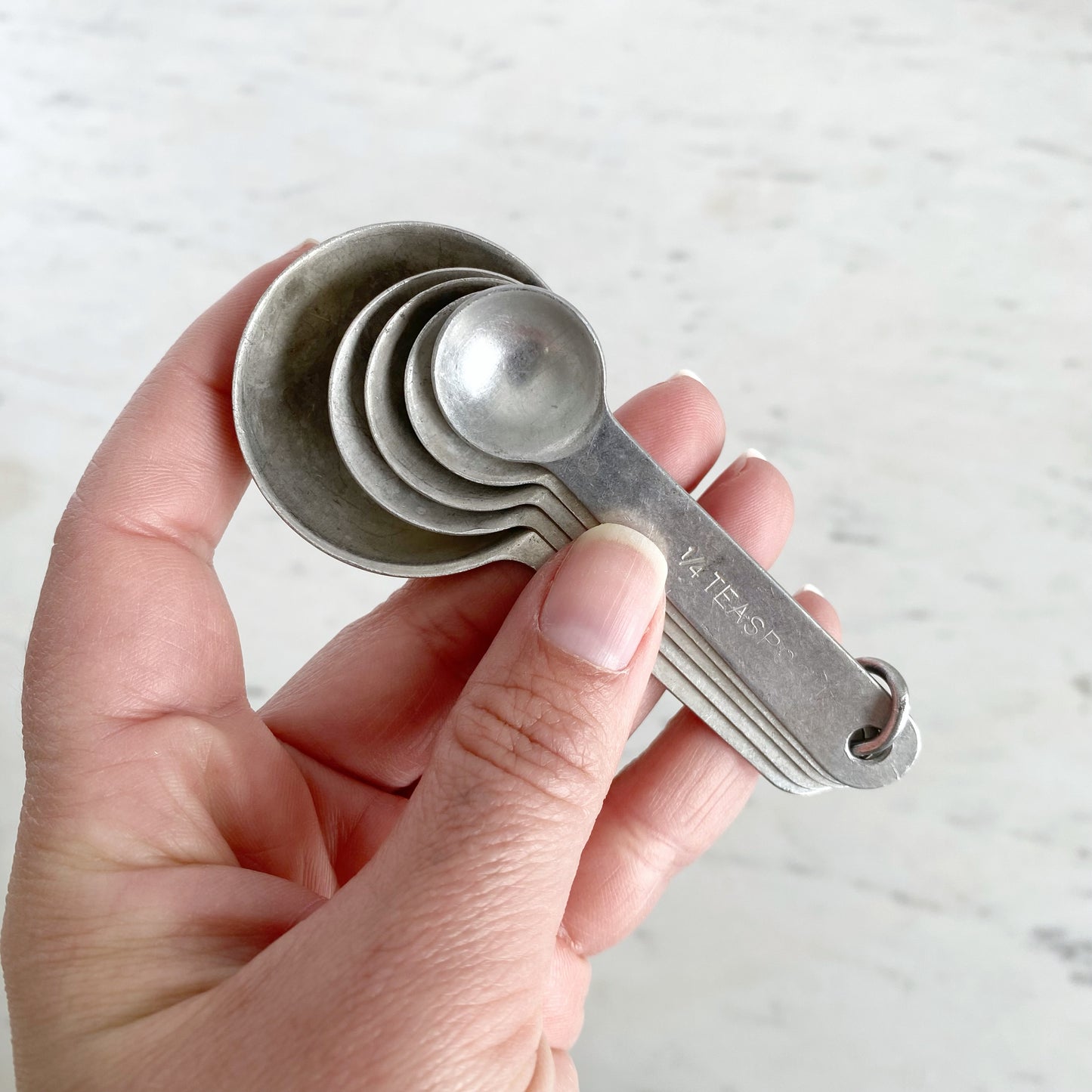 Vintage Aluminum Measuring Spoons