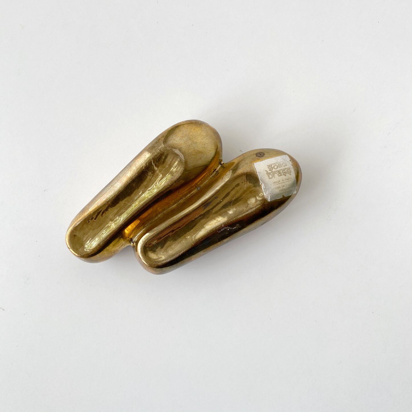 Vintage Brass Ballerina Slippers