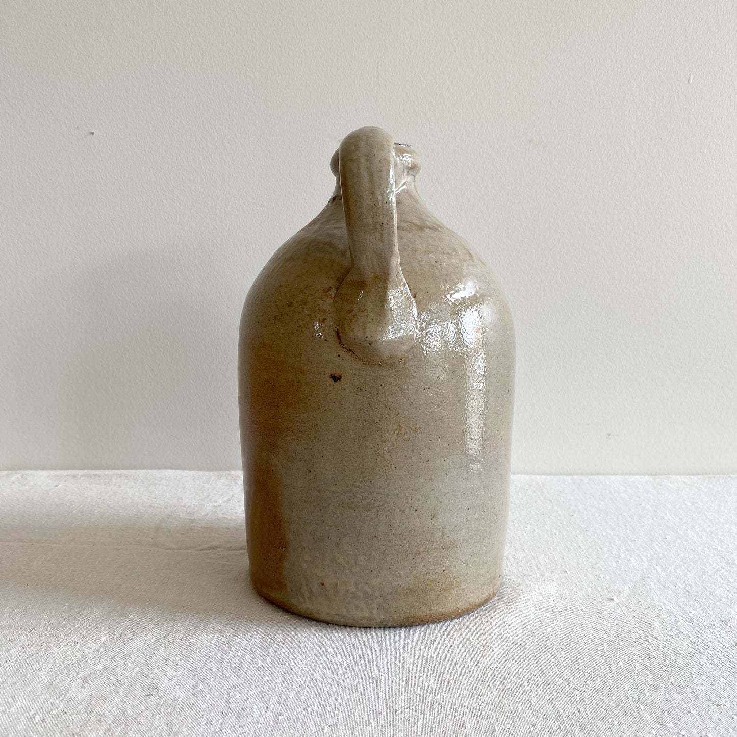 Vintage Stoneware Jug, 9.25”