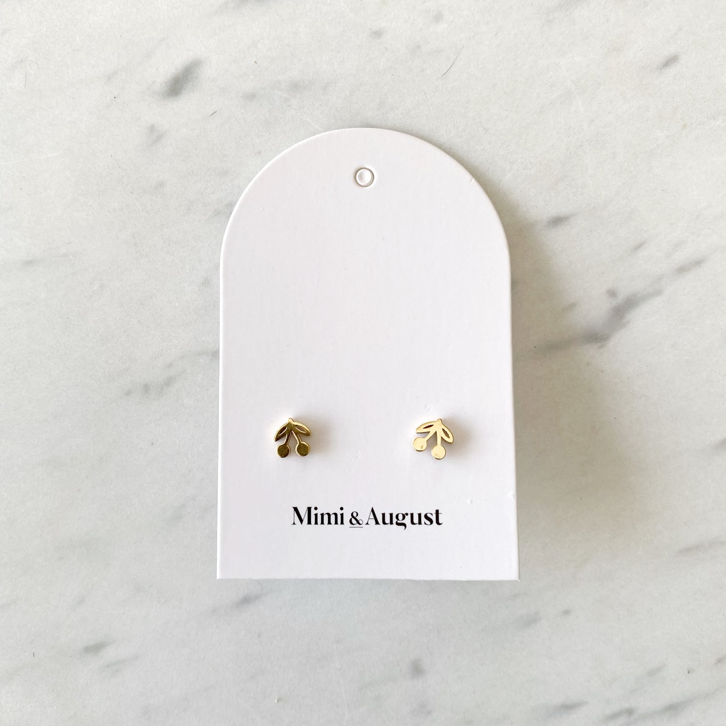 Gold-plated Earrings: CHERRIES