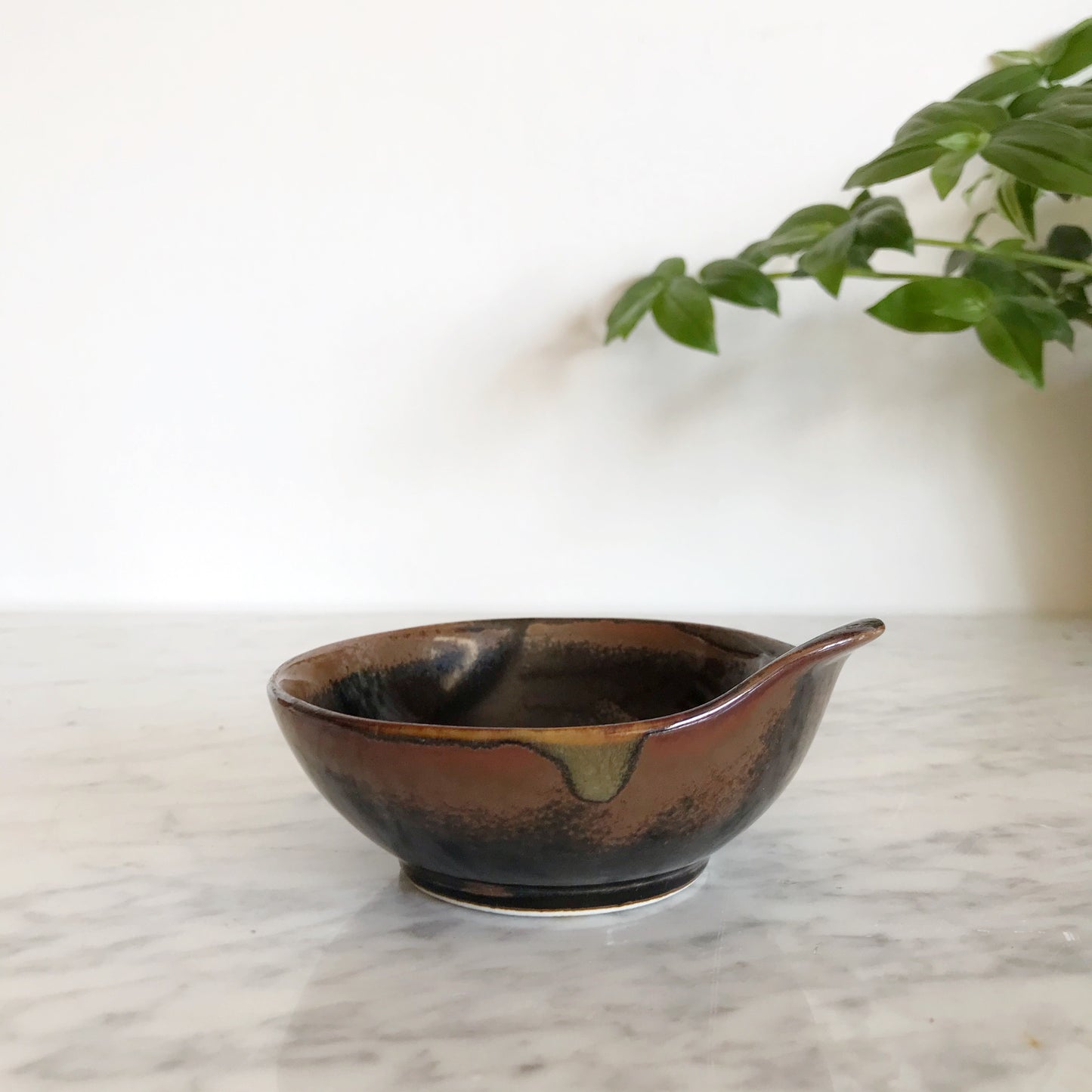 Handcrafted Asymmetrical Pottery Dish