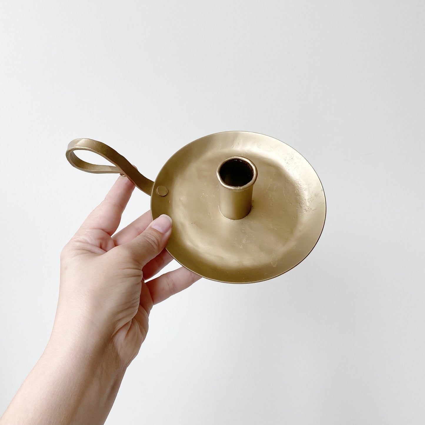 Golden Chamberstick Candle Holder