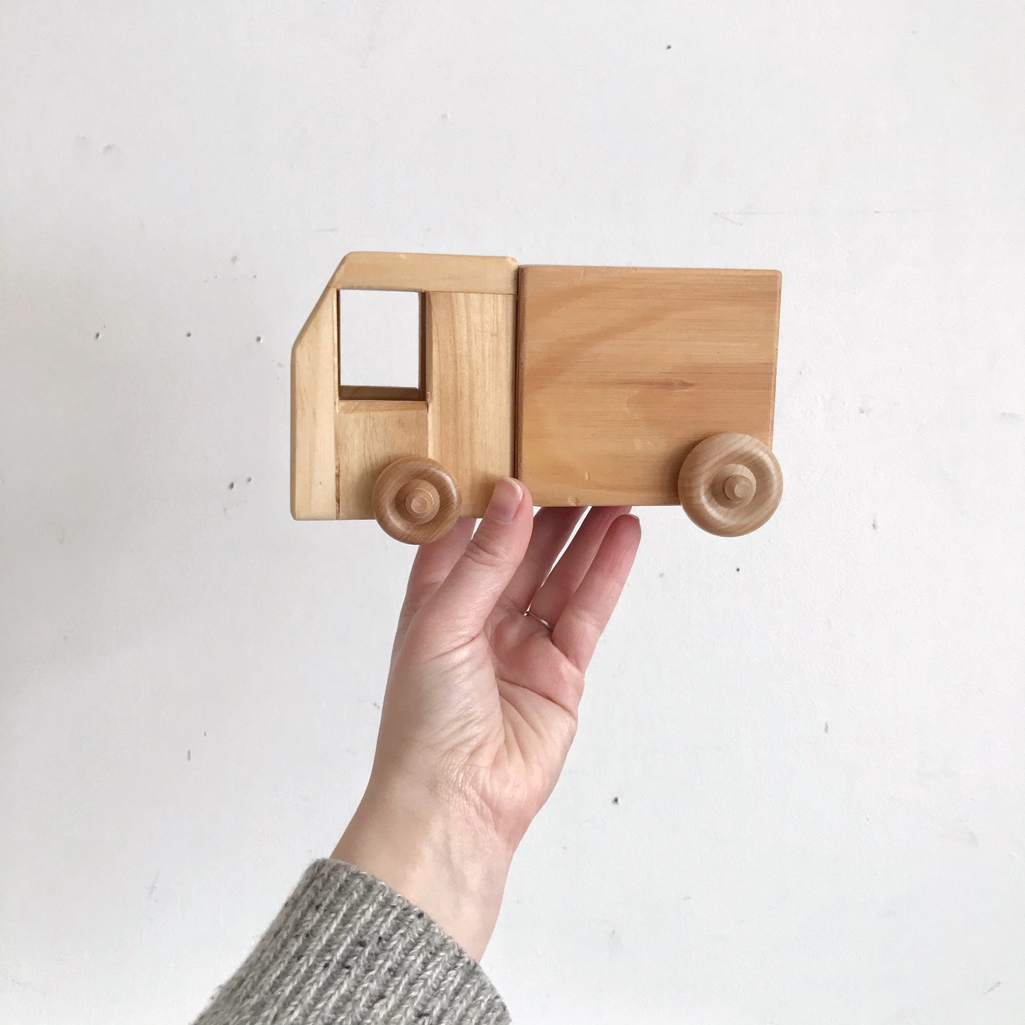 Handcrafted Wooden Truck Coin Bank