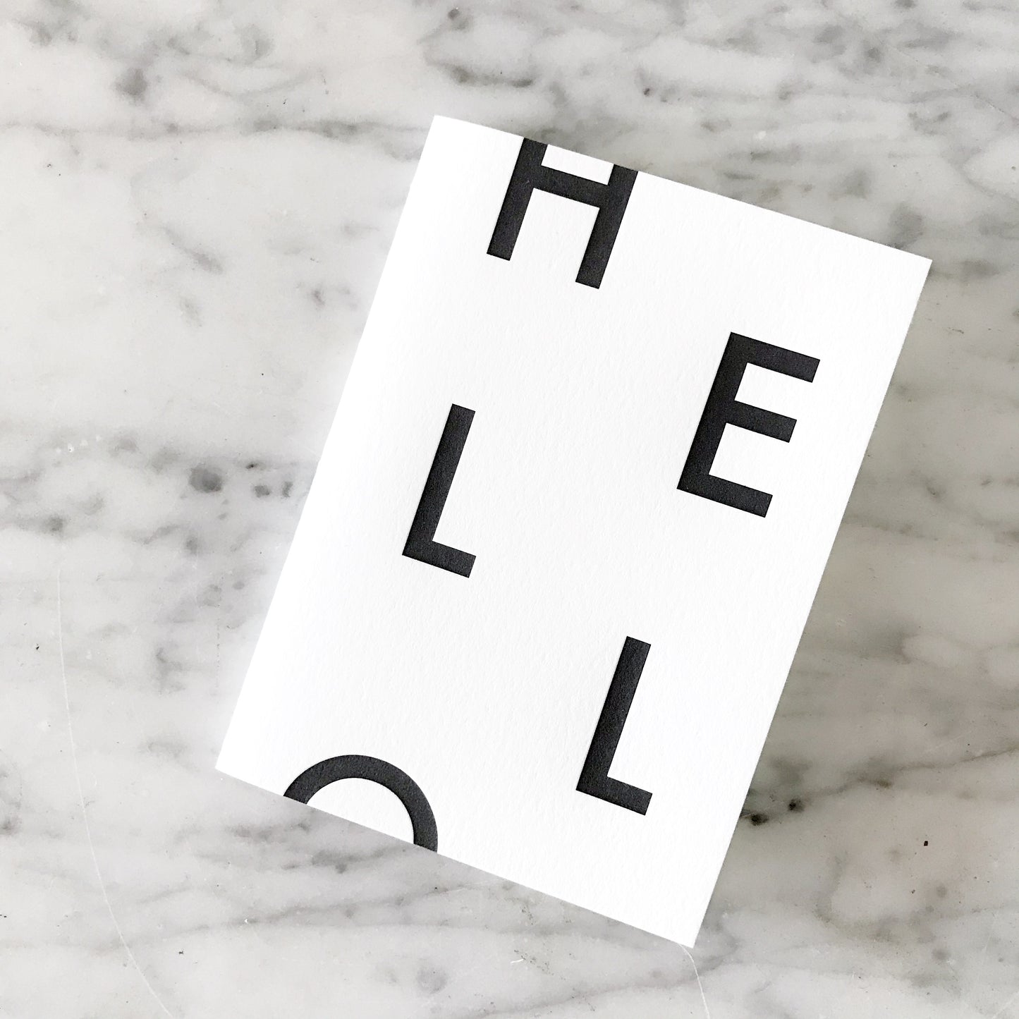 Bold Hello Card