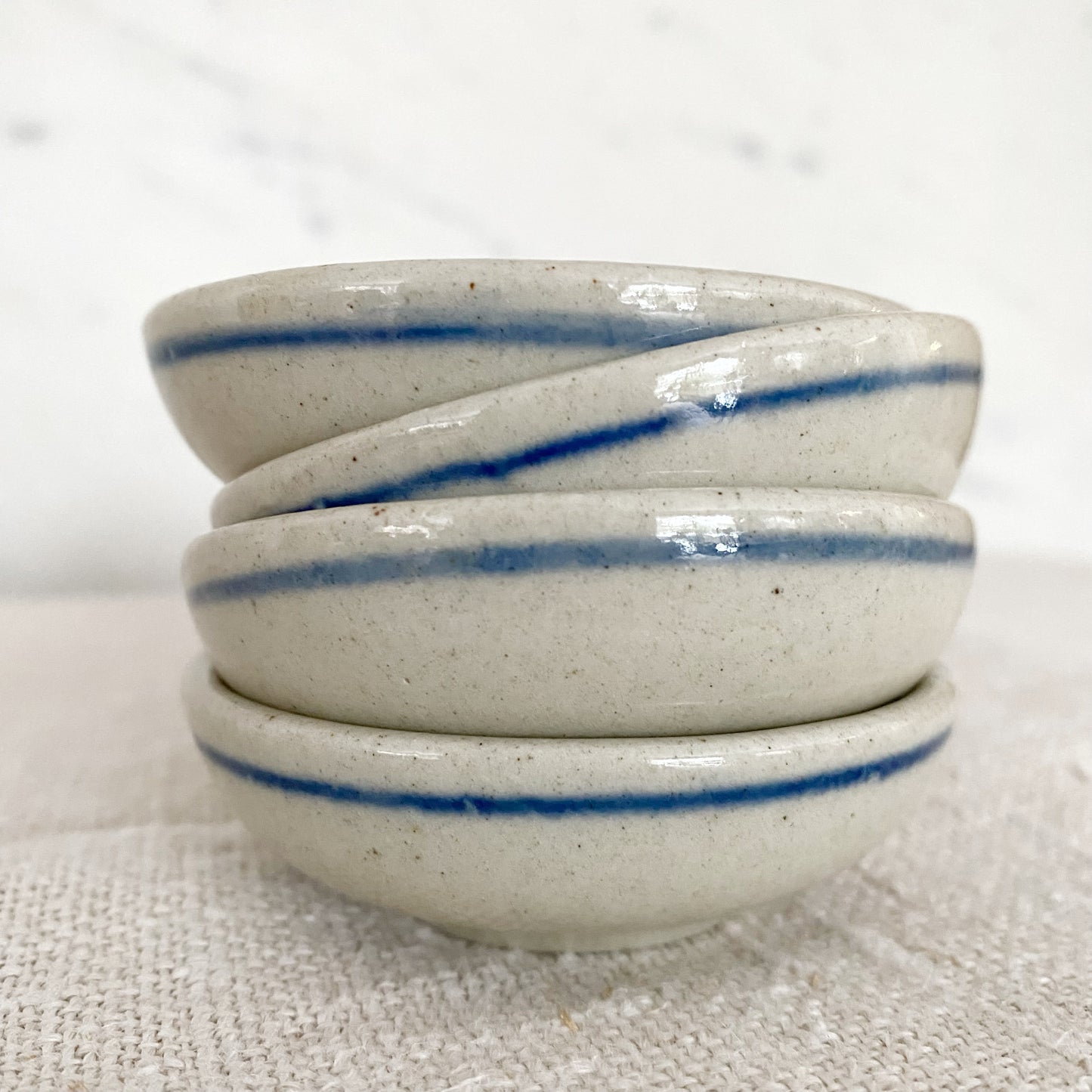 Set of 4 Tiny Vintage Ceramic Dishes