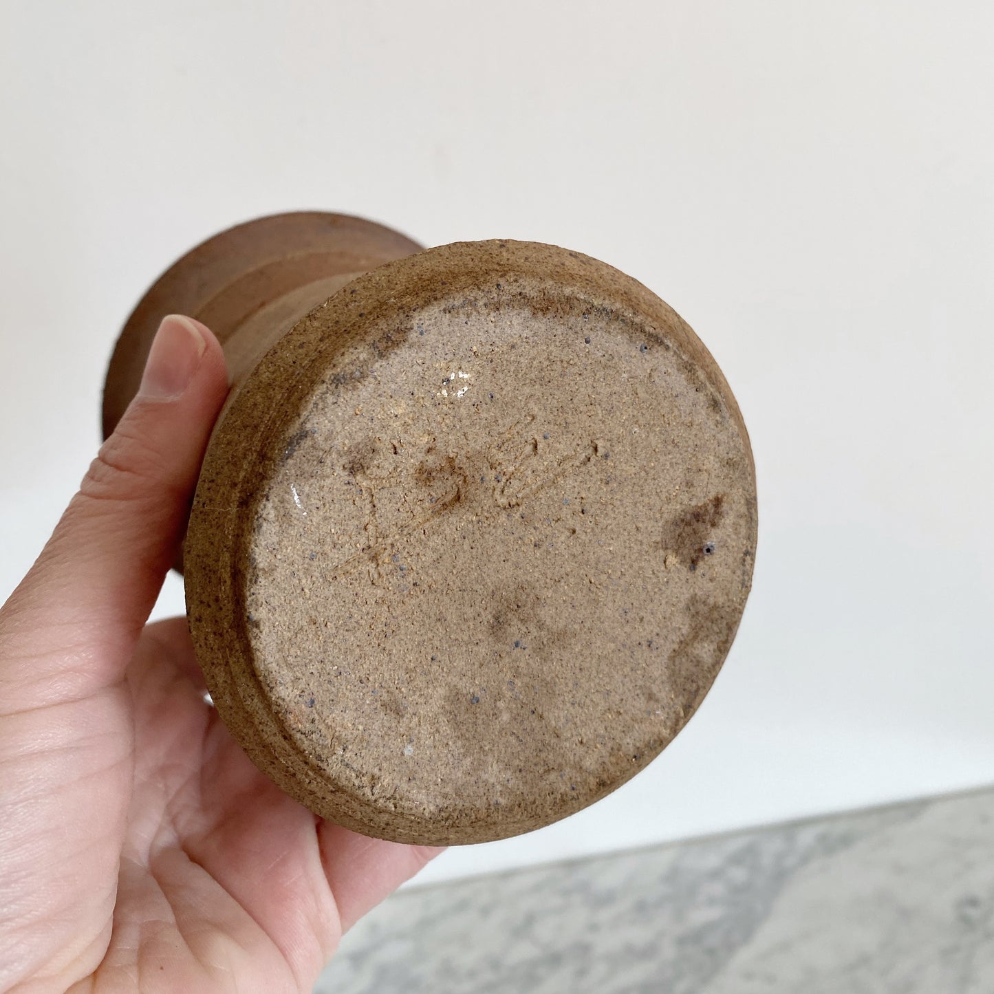 Vintage Pottery Vase, 6.25”